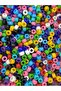 Wide Hole 11x8 Mm Mixed Color Plastic Flat Cylinder Model Beads (50gr,~80 Pieces) - 3