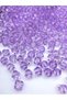 14mm Lilac / Purple Color Pyramid Model Acrylic Beads, Jewelry, Bag Making Beads (100Gr,~110 Pieces)
