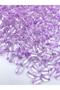 Lilac Flat Transparent Acrylic Beads, Beads for Bag Making (100Gr, ~70 Pieces)