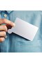 8 Pcs Stainless Steel Mirror, Unbreakable Small Purse Mirror, Rectangular Handheld Tiny Mirrors with PU Leather Case for Makeup, Women, Men - 5