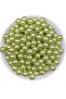 10mm Light Green Glass Pearl Beads, Jewelry Accessory Making Beads (50Gr,-38Pieces)