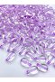 Lilac Flat Transparent Acrylic Beads, Beads for Bag Making (100Gr, ~70 Pieces) - 2