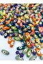 Arpa Model Mixed Color Wooden Evil Eye Beads (25Gr, ~100 Pieces of Beads) - 2