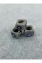 3 Pieces of Handmade Murano Glass Square Beads, Evil Eye Beads - 2