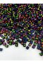 6mm Cube Colorful Letter Beads on Black Background,Alphabet Beads (100Gr,~750Pcs) - 2