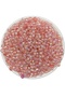 Salmon / Coral Color Oblate 6mm Janjan Acrylic Beads, Jewelry Making Hobby Beads (25gr,~250 Pieces)