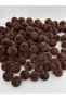 20mm Brown, Coffee Color Velvet Beads Jewelry Making, Bag Bead (100gr,~20 Pieces) - 2