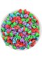 25 Pieces Mixed Color Alien Model Polymer Clay Fimo, Alien Figure Beads, Hobby and Jewelry Making