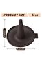 6-Piece Silicone Donut Molds, Coffee Color Baking Pan for Pastry & Cake Making - 2