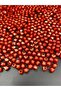 50gr 8mm Red Color Beaded Acrylic Cube Beads, jewelry, bag Making Beads (50gr,~180 Pieces) - 5