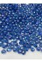 14mm Saxe / Dark Blue Honeycomb Model Acrylic Beads with Janjan, Jewelry Making Hobby Beads (100gr,~80Pcs)