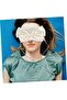 Soft Silk Sleep Eye Mask with Bowknot, Comfortable Light-Blocking for Travel & Home - 4