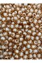 50gr 8mm Beaded Mink Color Acrylic Honeycomb Beads, jewelry, bag Making Beads (50gr,~200 Pieces) - 2