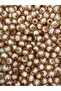 10mm Mink Color Beaded Acrylic Honeycomb Model Beads, jewelry, bag Making Beads (100gr, ~200 Pieces) - 4