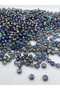 100gr Smoked/Dark Gray Oblate 10mm Janjan Acrylic Beads, Jewelry, Bag Making Beads (300 Pieces)