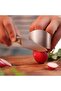 3-Pack Stainless Steel Onion Holder Slicer, Finger Guard, Multi-Purpose Food Cutter - 7