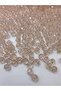 100gr 10mm Coral / Salmon Honeycomb Model Acrylic Beads, Jewelry, Bag Making Beads (100gr,~210 Pieces) - 3