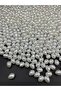 25gr White Color 10x7mm Luxury Coated Shapeless Baroque Trapezoid Plastic Pearl Bead #11 (~80 Pieces)
