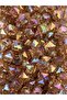100gr 10mm Brown Cube with Janjan, Cubic Model Acrylic Beads, Jewelry, Bag Beads (100gr,~180 Pieces) - 3