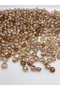 100gr 12mm Oblate Mink with Janjan / Light Coffee Acrylic Beads with Janjan, Jewelry, Bag Bead (~170 Pieces) - 4