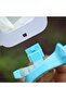 Dog Waste Picker Clip, Portable, with 20 Disposable Bags, Blue - 4