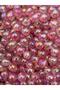 12mm Pink Colored Acrylic Ball Beads, Shiny Jewelry, Bag Making Beads (100gr,~95 Pieces)