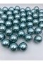 24mm Light Blue Color Plastic Pearl Beads, Bag and Jewelry Making Beads (100 Gr,~14 Pieces) - 2