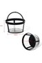 4-Pack Reusable Coffee Filters with Handles, Nylon Basket Filters for 4-5 Cup Coffee Makers - 5