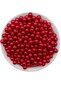 8mm Red Glass Pearl Beads, Jewelry Accessory Making Beads (50Gr,-70Pieces)