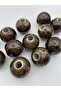 2 Pieces 40mm Large Gold Golden Yellow Gilded Brown Plastic Large Beads, Accessory Lampshade Beads - 2