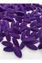 Purple Colored Cornered Log Model Velvet Bead Jewelry, Bag Making Bead (100gr,~26 Pieces)