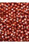 50Gr 8mm Patterned Red with Black Colored Glass Pearl Beads,Jewelry Making,Hobby Beads (~70 Pieces) - 2