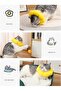 Cat Tapered Collar for Wound Care, M Size, 17-27cm Neck, Soft Fabric - 2