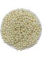 6mm Janjanlı Cream Non-Punched Pearl Beads, Non-Punched Plastic Imitation Pearls (25Gr,~200 Pieces)
