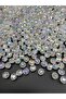 10mm Transparent Honeycomb Model Acrylic Beads with Janjan, shiny Jewelry Making Hobby Beads (100gr,~200 Pieces)