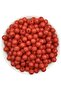 100Gr Red Color 10mm Acrylic Beads - Opaque Honeycomb Model, Bag Making Beads (~200 Pieces) - 3