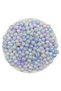 50gr 8mm Blue-Purple/Lilac Marbled Pastel Pearl Beads, Jewelry, Bag Beads (~200 Pieces)