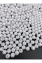 Opaque Round, White Color 100gr 10mm Opaque Ball Model Acrylic Beads, Bag Beads (100gr, ~ 175 pieces)) - 2