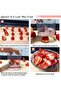 Fruit Slicer Cup, Detachable 8-Blade Stainless Steel Cutter, Pink, for Strawberry Banana Egg - 3