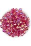 100gr 12mm Janjanli Fuchsia / Dark Pink Color Cube Acrylic Beads, jewelry, bag Beads (100gr,~110 Pieces) - 2