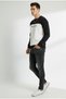 Men's crew neck double knit b Printed cotton-lined sweatshirt - 5