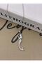 Steel Silver Color Zircon Stone Detailed Mermaid Figure Necklace - 2