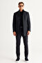 Normal Waist Wool Slim Fit Dark Navy Men's Suit 4C 3024100006 - 4