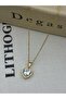 Steel Silver Color Zircon Stone Heart Model Necklace - 2