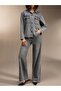 Jeans Women's Gray High Waist Regular Fit Denim Trousers - 2