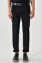 Men's Black 360 Degree Stretch in All Directions Slim Fit Slim Fit Cotton Comfortable Trousers - 5