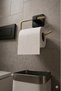 Adhesive Square Open Toilet Paper Holder WC Paper Holder Toilet Paper Hanger Gold Black Ks-001 - 3
