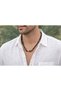 Men's Natural Stone Necklace - Tiger's Eye Hematite Natural Stone Courage, Nobility, and Success Necklace Design Minimalist