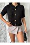 Gold Buttoned Hair Knit Cardigan - 6