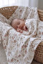 100% Cotton Muslin Blanket - Blanket (100X100 cm) |   Cottage Goose - 3